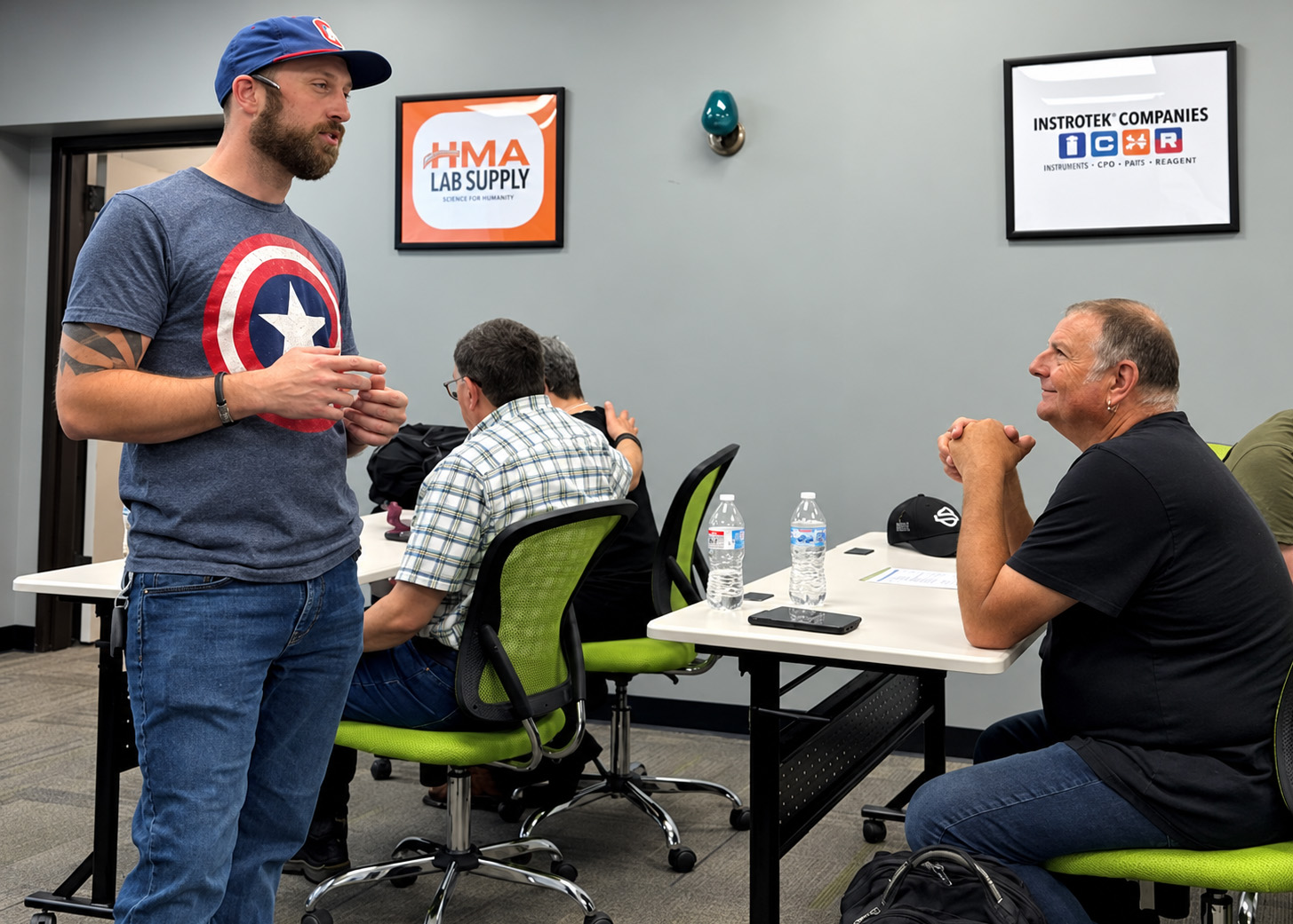 Day 3: Rick with the InstroTek instructor at the International Distributors Conference